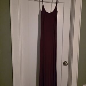 SKIMS Elegant Burgundy Maxi Dress
